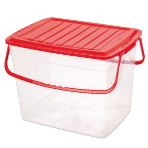 Caja Rectangular C/ Broche Y Asa # 45
